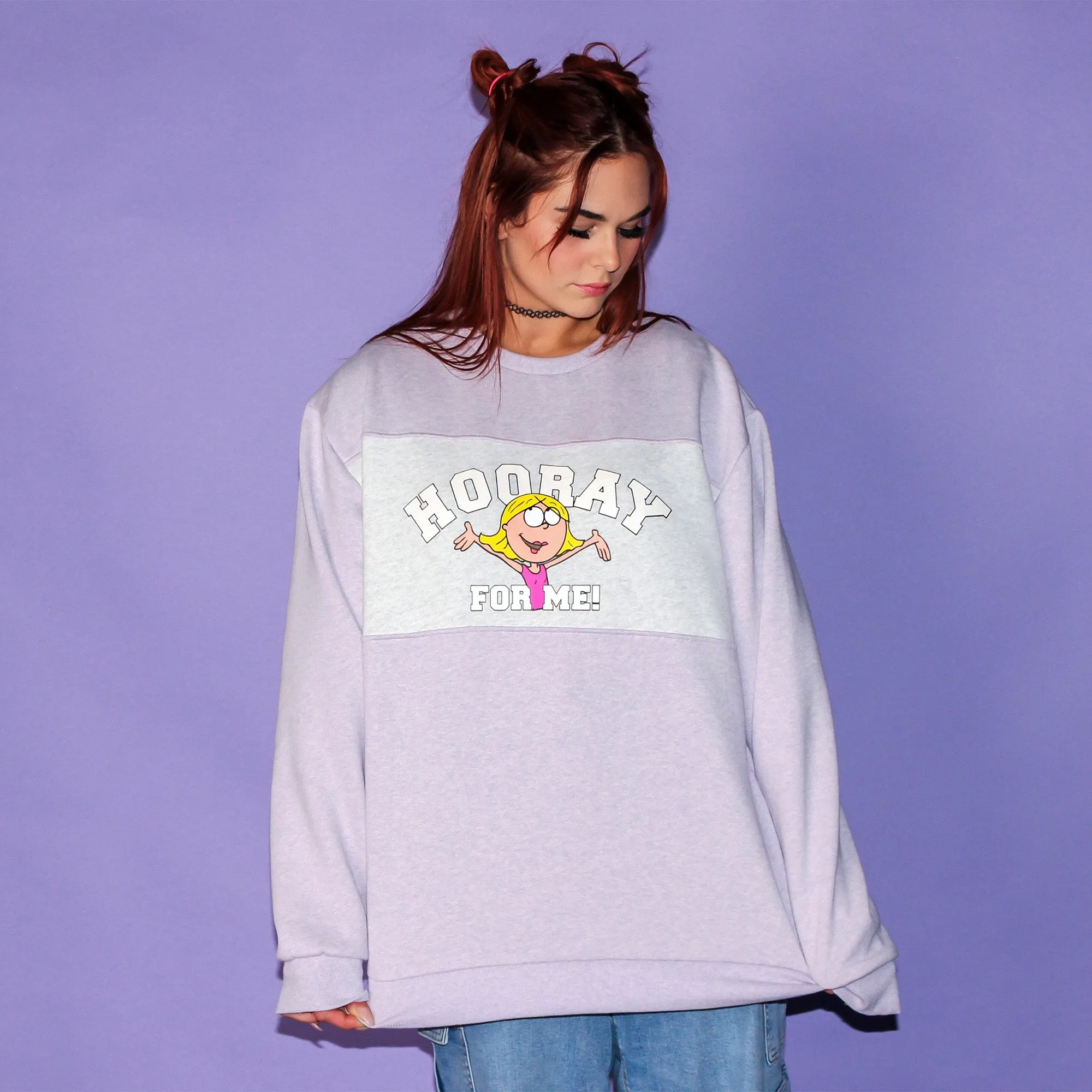 Lizzie McGuire Heathered Crewneck