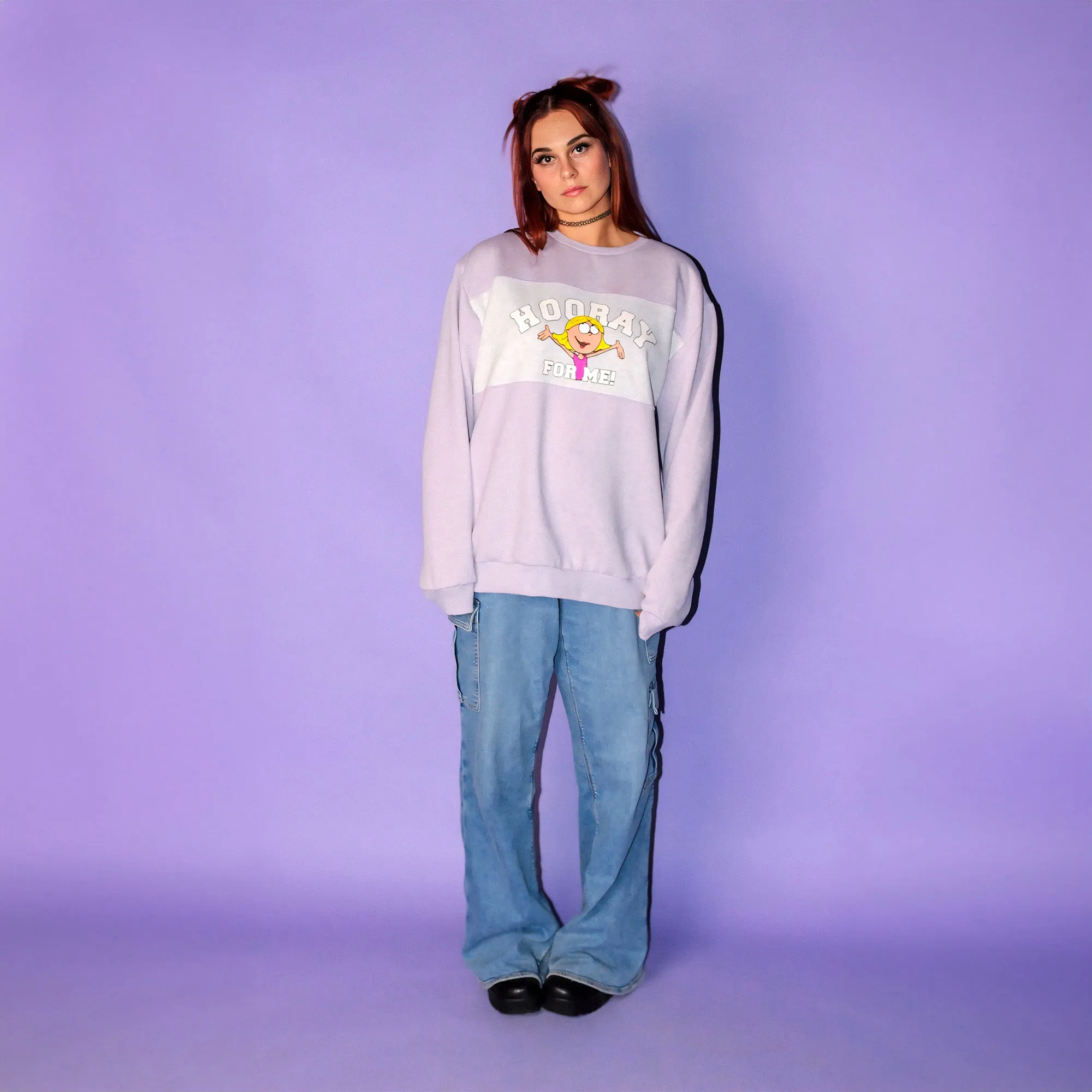 Lizzie McGuire Heathered Crewneck