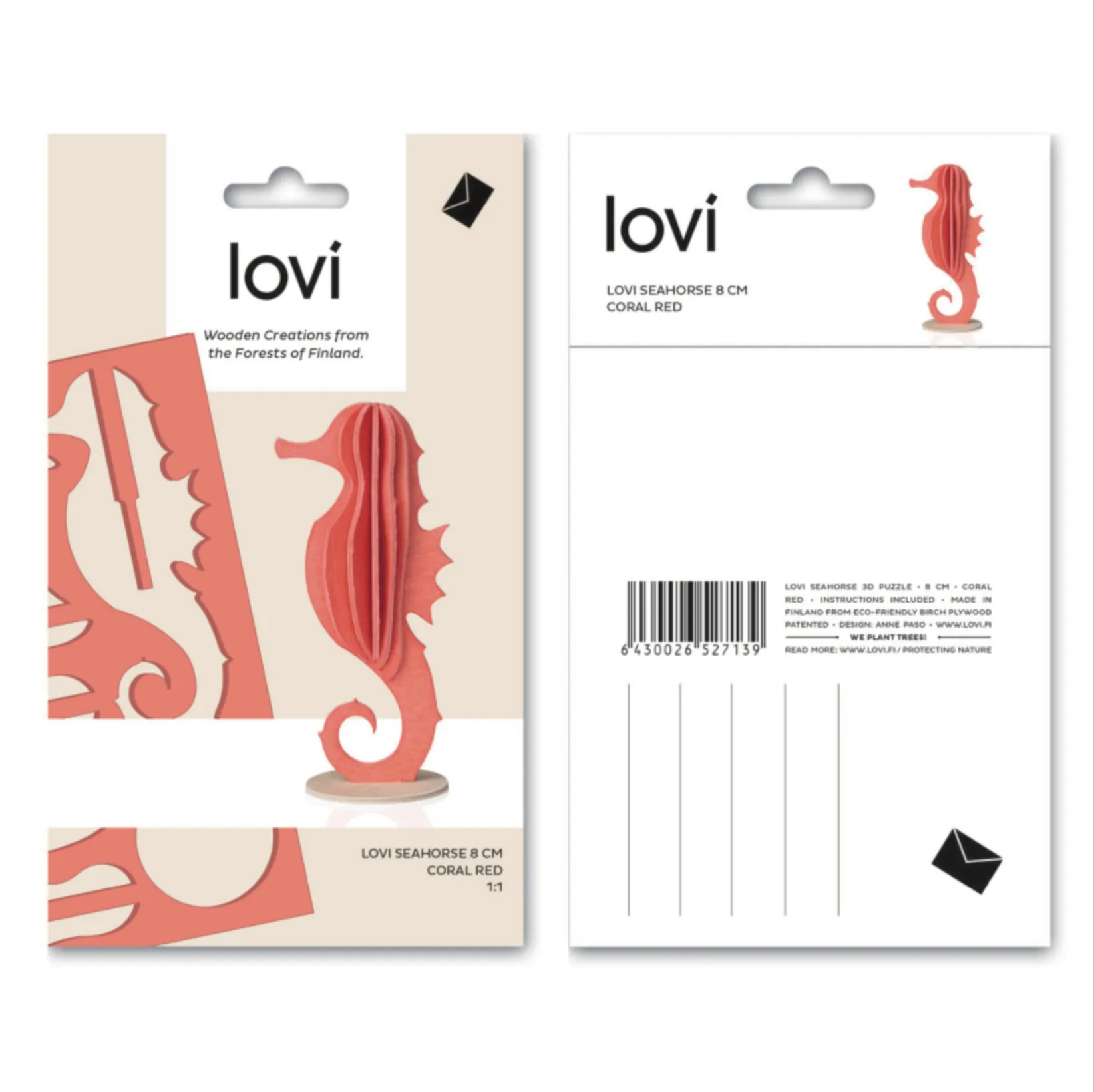 LOVI | Wooden 3D Puzzle | Seahorse