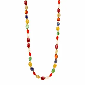 Navratna Mogul Bead Necklace