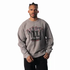 New York Giants Graphic Crew Fleece - Grey