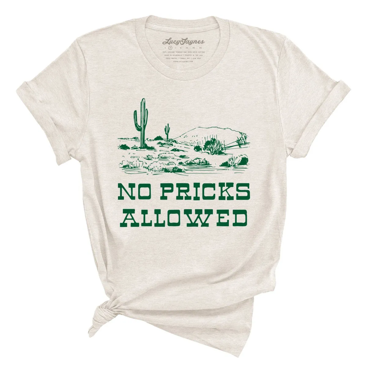 No Pricks Allowed Tee