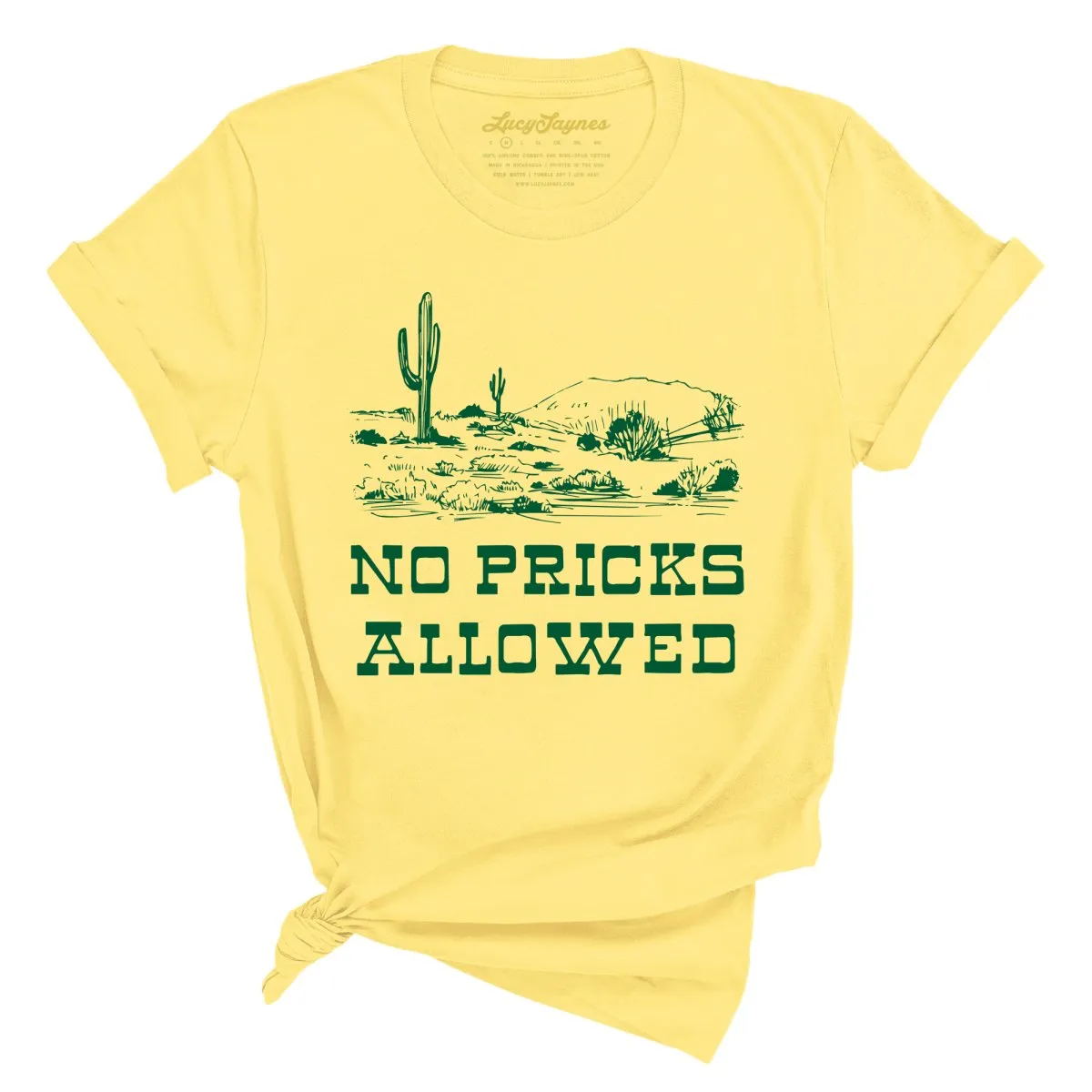 No Pricks Allowed Tee