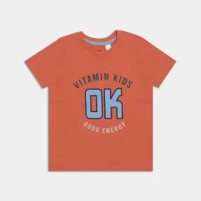 OK - Kids 'Coral' Printed Cotton T-Shirt OK151