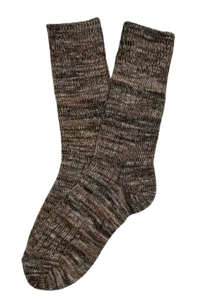 Olivette Knit Socks Brown