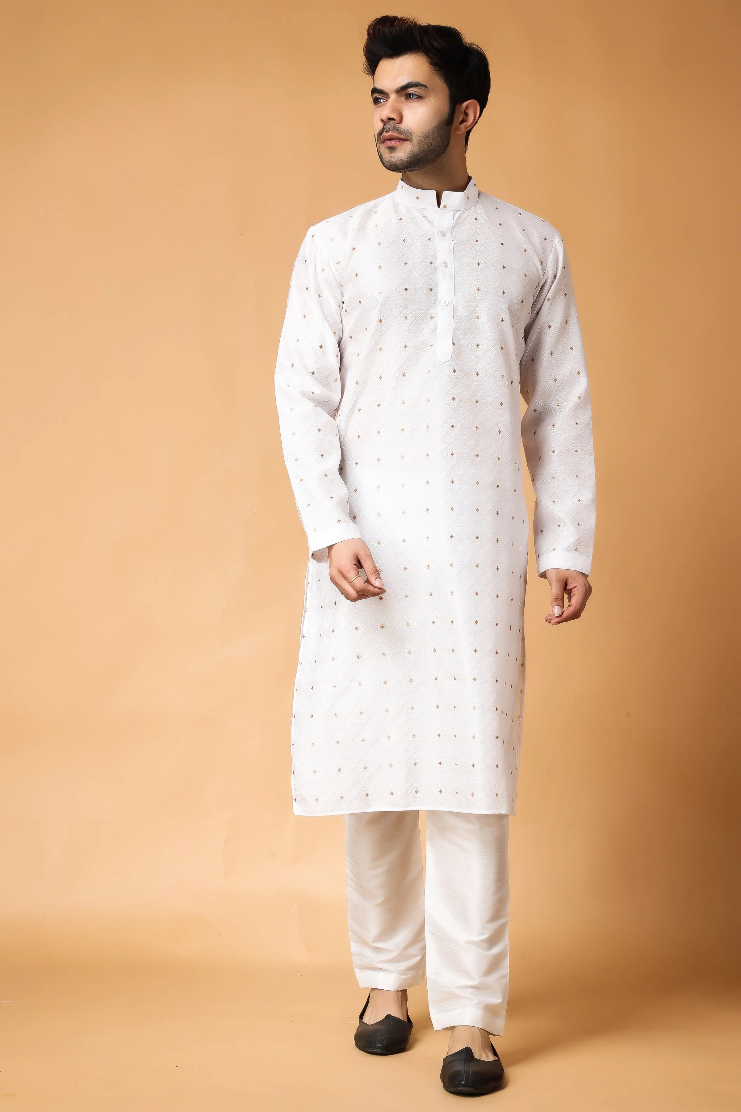 Opulent Jacquard Woven Kurta Pajama