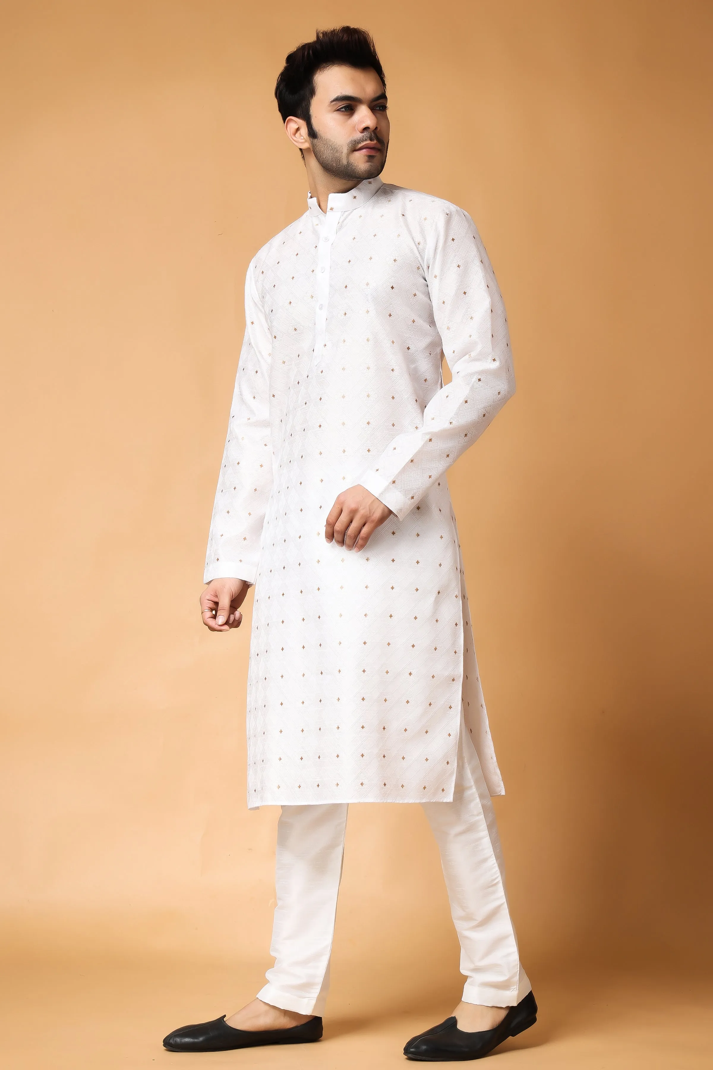 Opulent Jacquard Woven Kurta Pajama