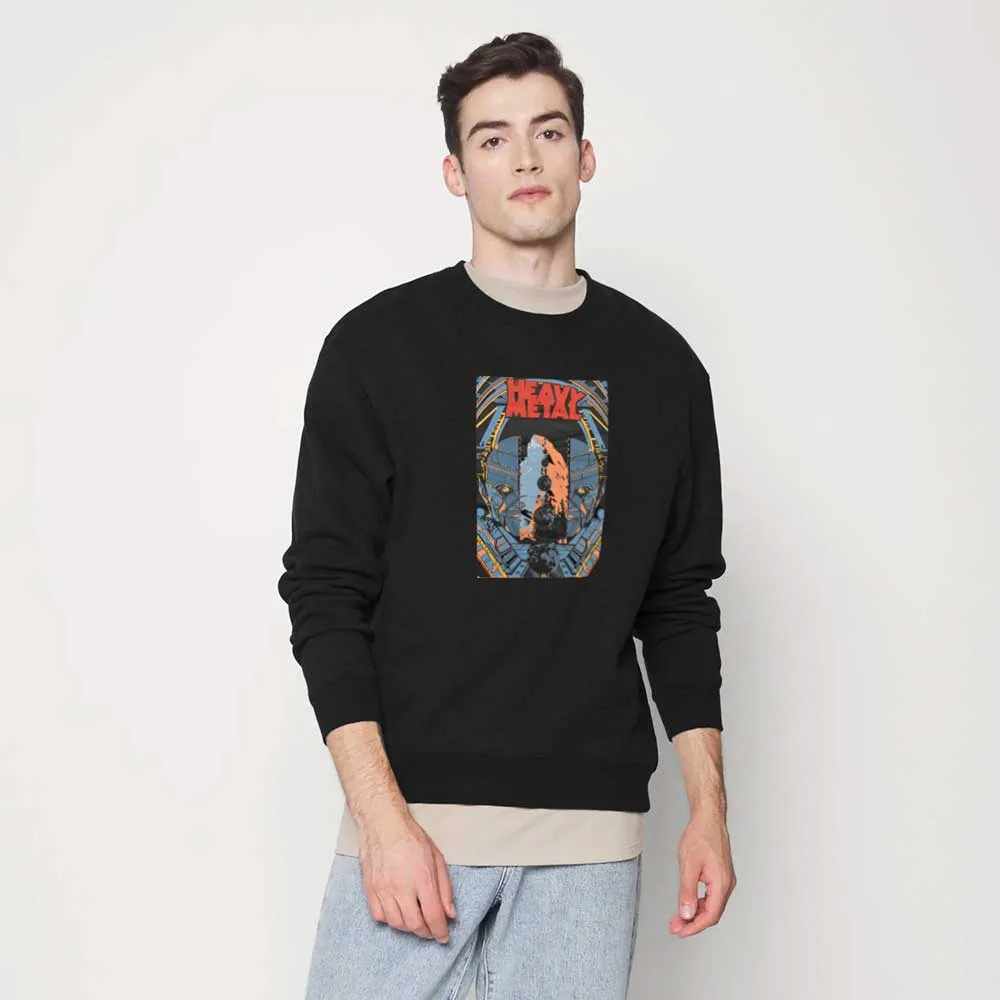 Polo Republica Men's Heavy Metal Printed Fleece Sweat Shirt