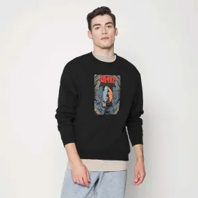 Polo Republica Men's Heavy Metal Printed Fleece Sweat Shirt