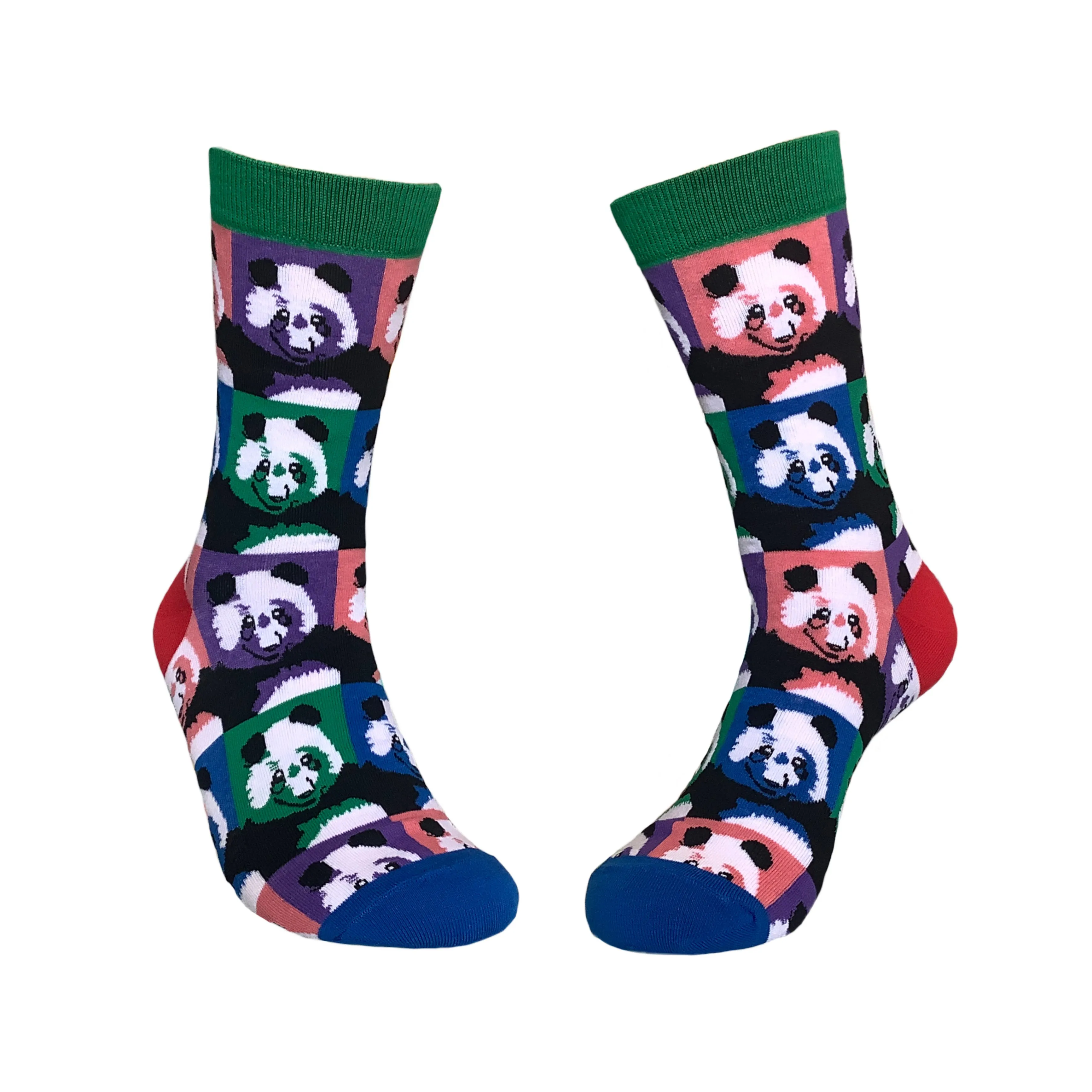 Pop Art Panda Pattern Socks from the Sock Panda