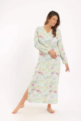 Printed Multicolor Nightgown