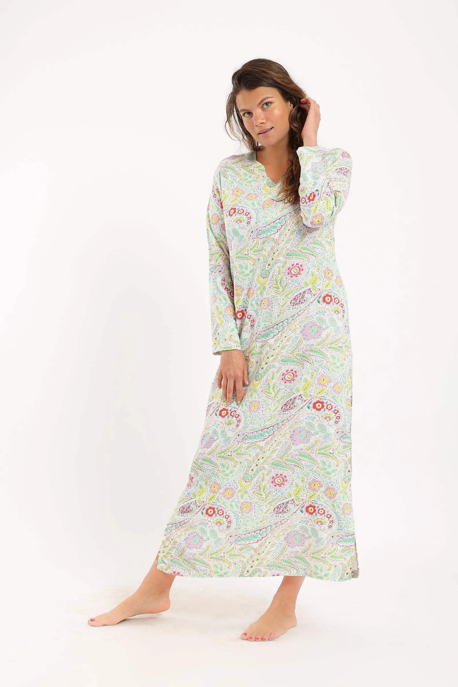 Printed Multicolor Nightgown