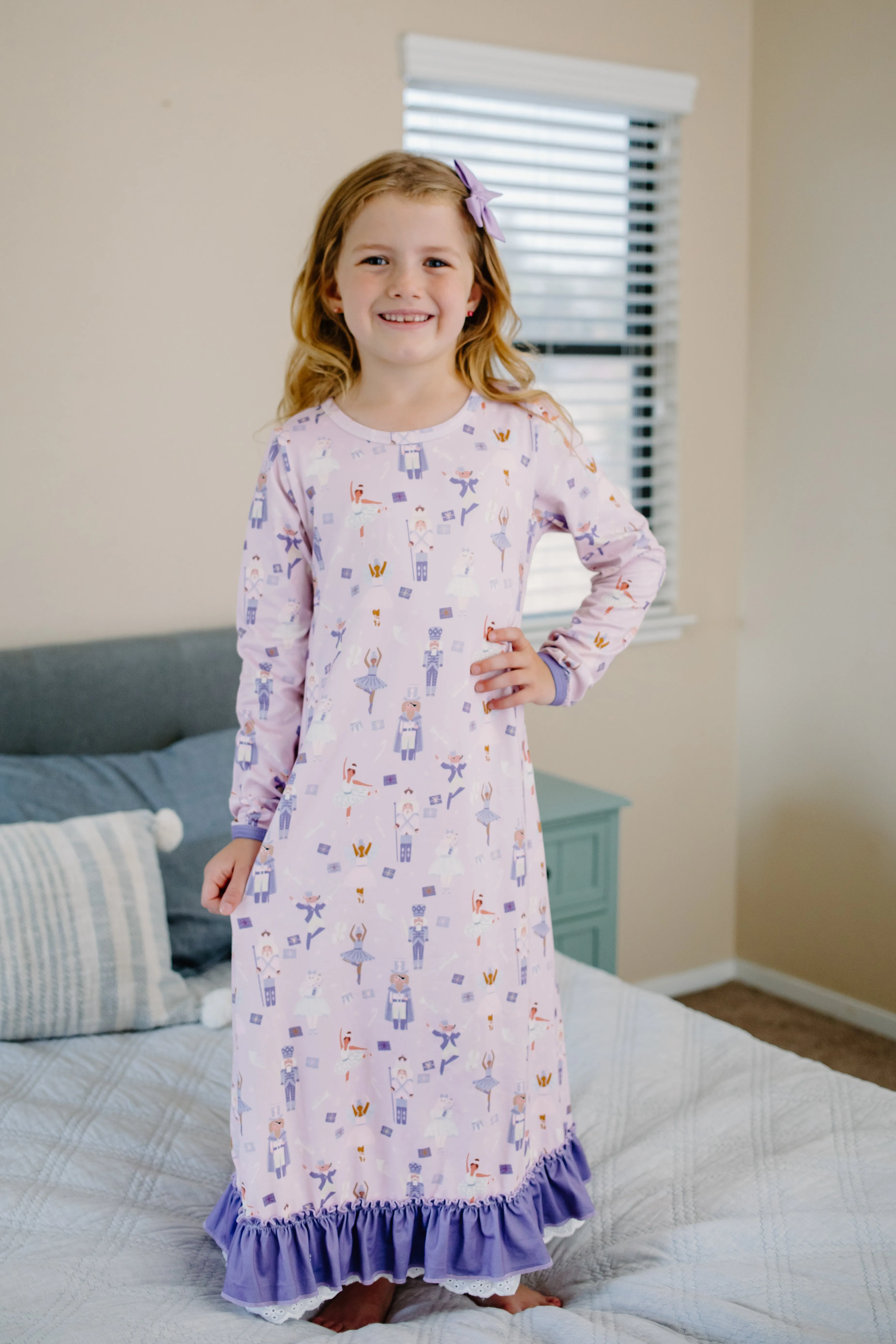 PURPLE NUTCRACKER BALLERINA NIGHTGOWN