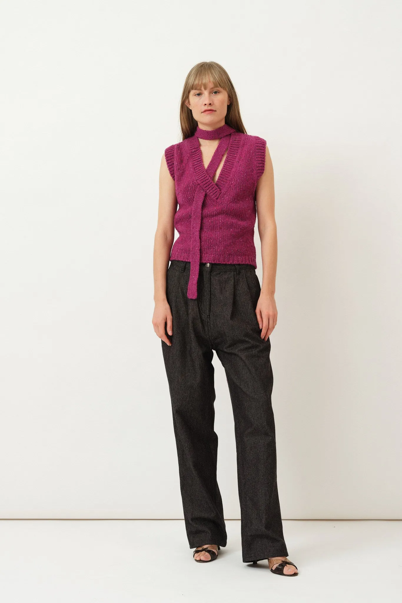 Rosemarie Vest — Plum