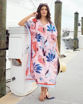 Seahorse Haven - Dockside Dinner Caftan - Vintage Convertible