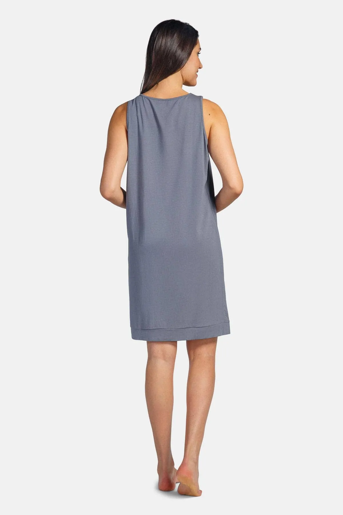 Women's Sleeveless Jersey Nightgown - Relaxed Fit