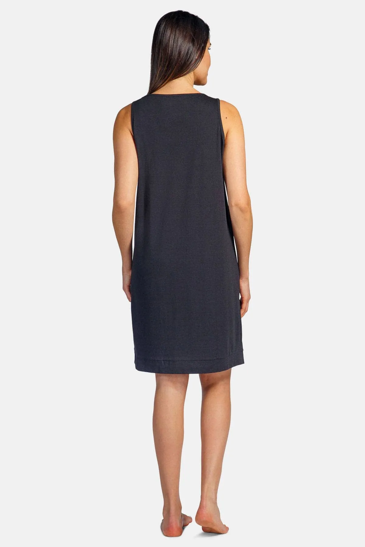 Women's Sleeveless Jersey Nightgown - Relaxed Fit